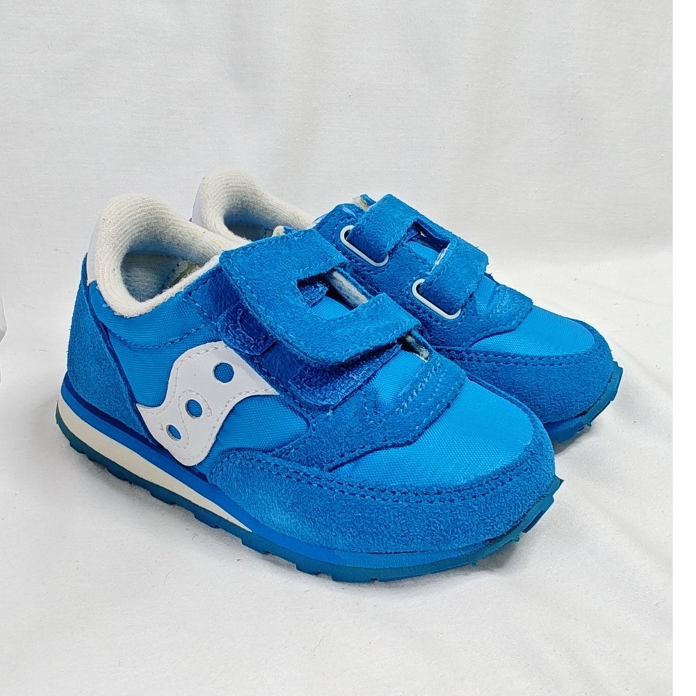 Saucony Bright Blue Toddler Sneakers with White Accent 💙🤍